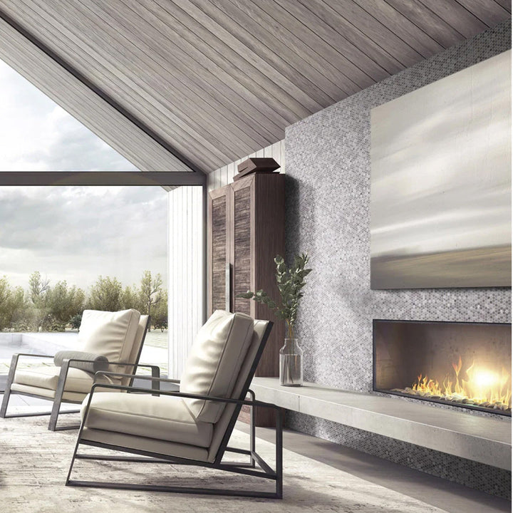 Penny Grafito Matte 28.7 x 28.5cm Mosiac Sheet