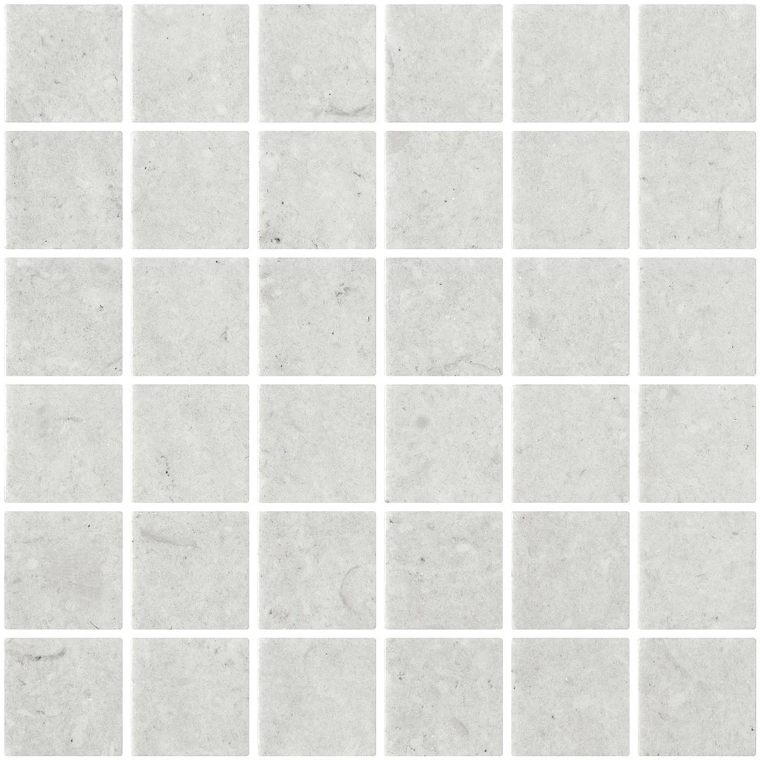 Penta Normatech Ivory Matte Square Non Slip 31.1 x 31.1cm Mosaic Sheet