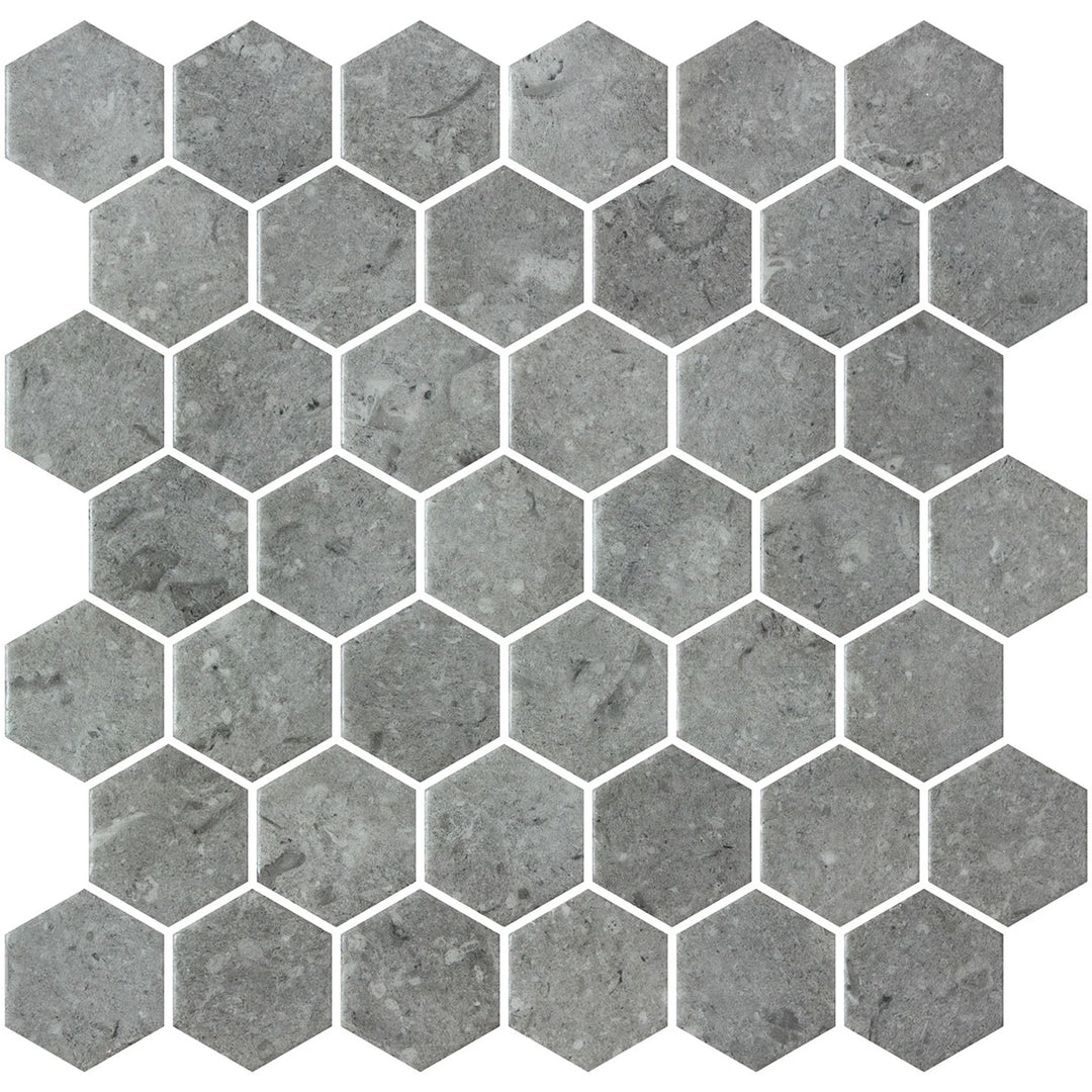 Hex XL Normatech Anthracite Matte 28.6 x 28.4cm Mosaic Sheet