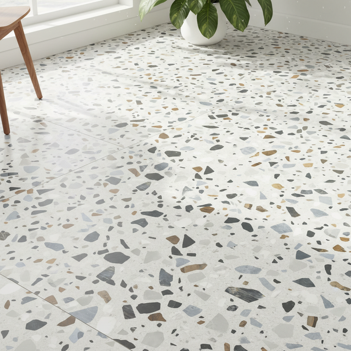 Crisp White XL 60 x 60cm Matt Rectified Porcelain Tile - 1.42 sqm perbox