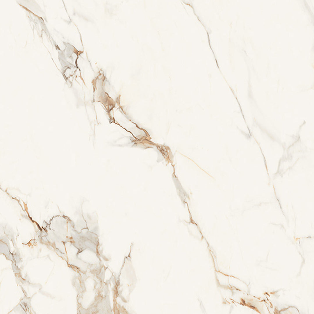 Aversa Staturio White Polished 60 x 120 Rectified Porcelain Tile - 1.44sqm perbox