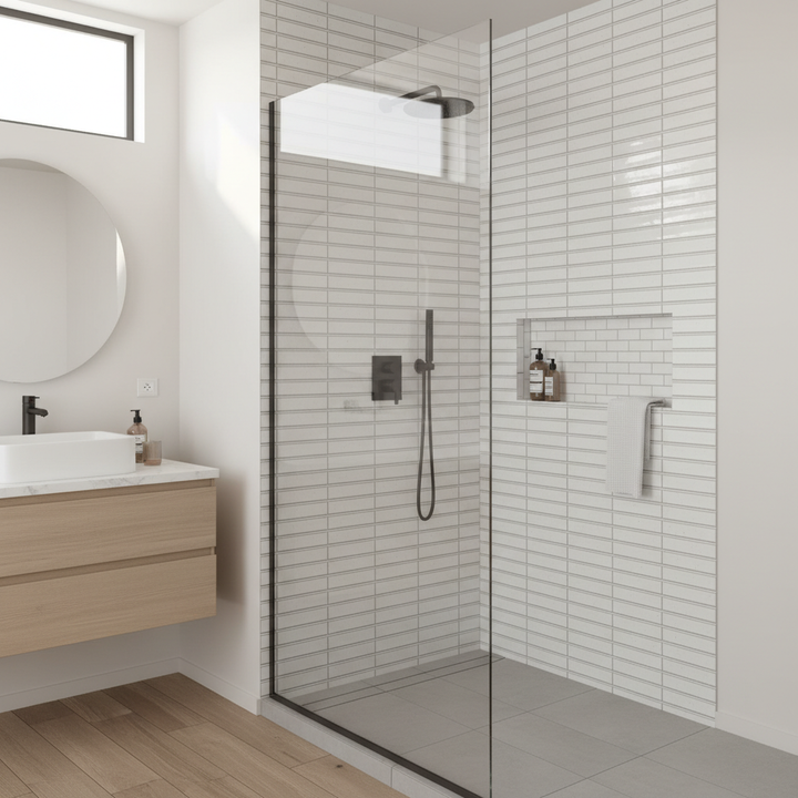 Piano White 29.6 x 29.9cm Mosaic Sheet