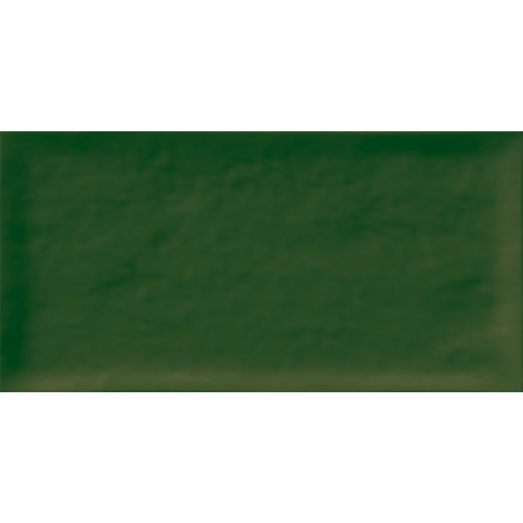Aqua Flat Verde Bottle Green Metro 10 x 20cm Tile - 1sqm perbox