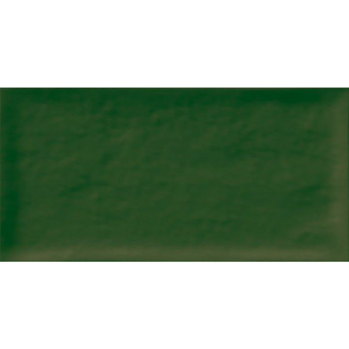 Aqua Flat Verde Bottle Green Metro 10 x 20cm Tile - 1sqm perbox