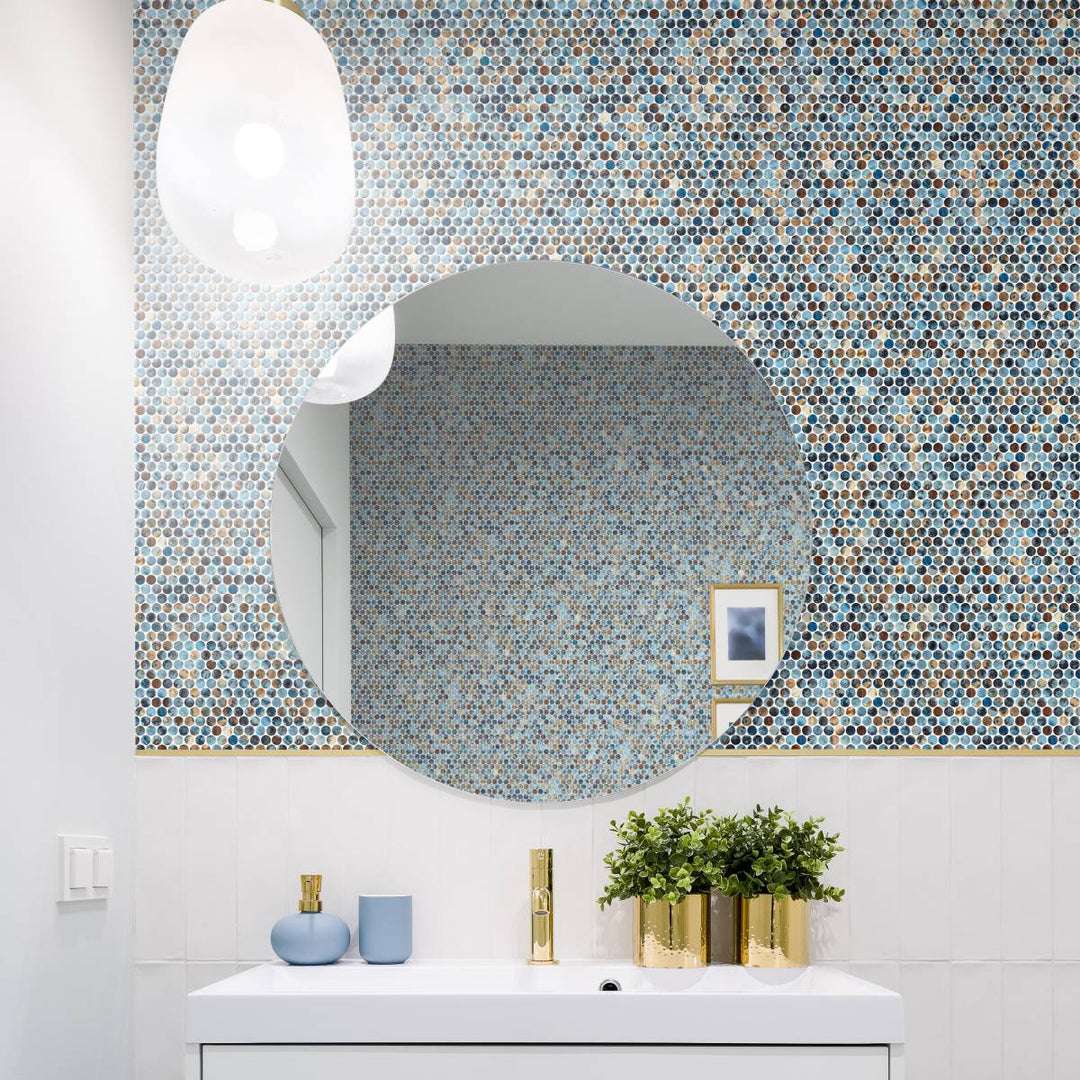 Penny Print 28.6 x 28.6cm Mosaic Sheet