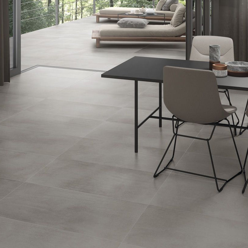 Piemonte Grey 90 x 90cm Rectified Porcelain Tile - 1.62sqm perbox