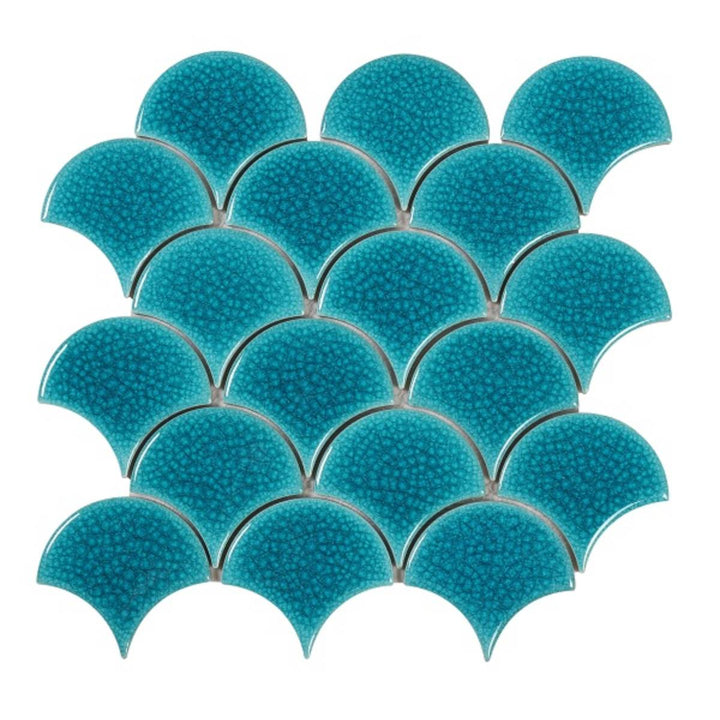 Atlantis Teal 30.2 x 29.4cm Mosaic Sheet