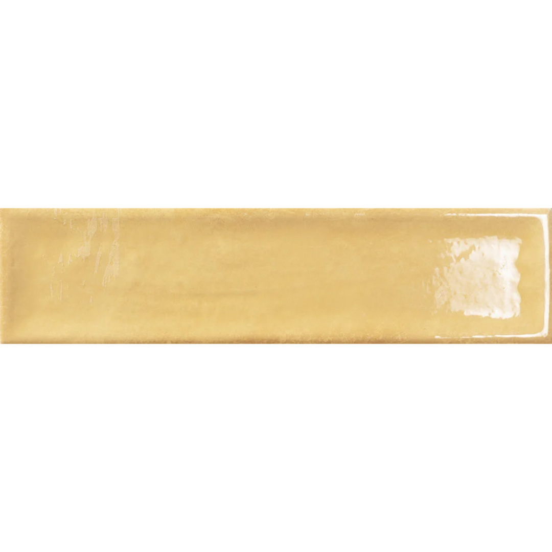 Nara Mostaza 7.5 X 30cm Gloss White Body Wall Tile - 0.59 sqm perbox