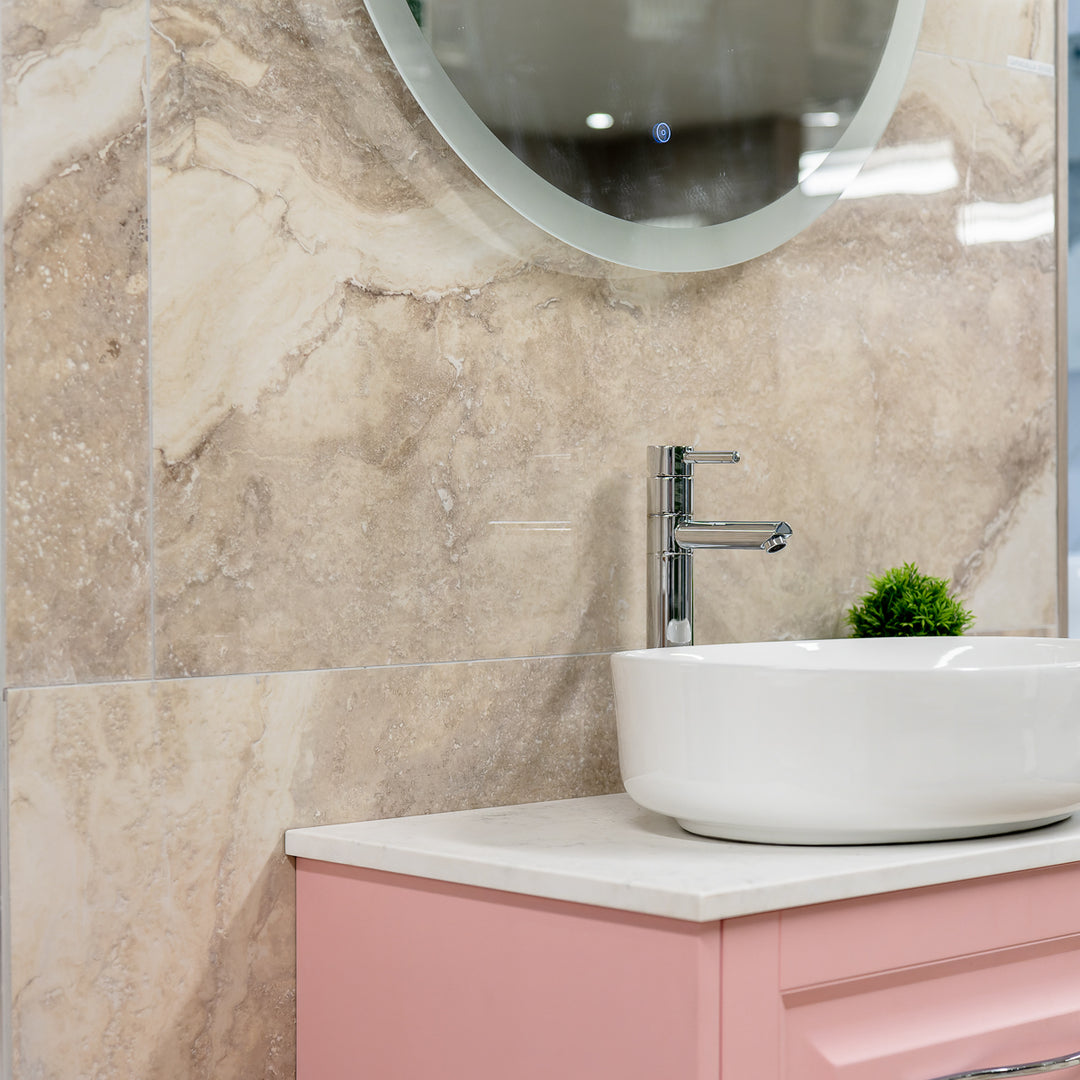 Caracalla Beige Polished 60 x 120cm Rectifed Porcelain Tile - 1.44sqm perbox