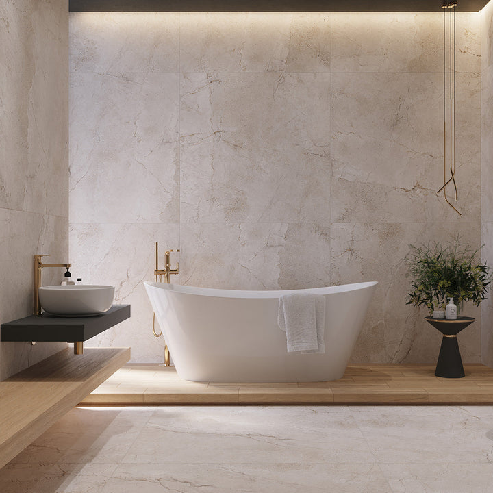 Climber Rock Beige Matt (GPT1136) 59.8 x 119.8mmRectified Porcelain Tile - 1.43sqm perbox