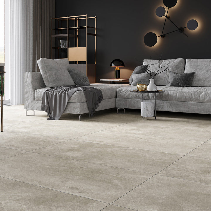 Duello Grey Matt 59.8 x 119.8mm (GPT1111) Rectified Porcelain Tile - 1.43sqm perbox