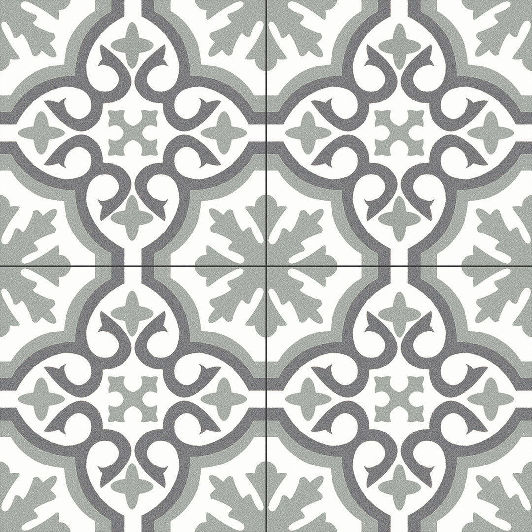 Chelsea Eden 45 x 45cm Porcelain Pattern Tile - 1.22 sqm perbox