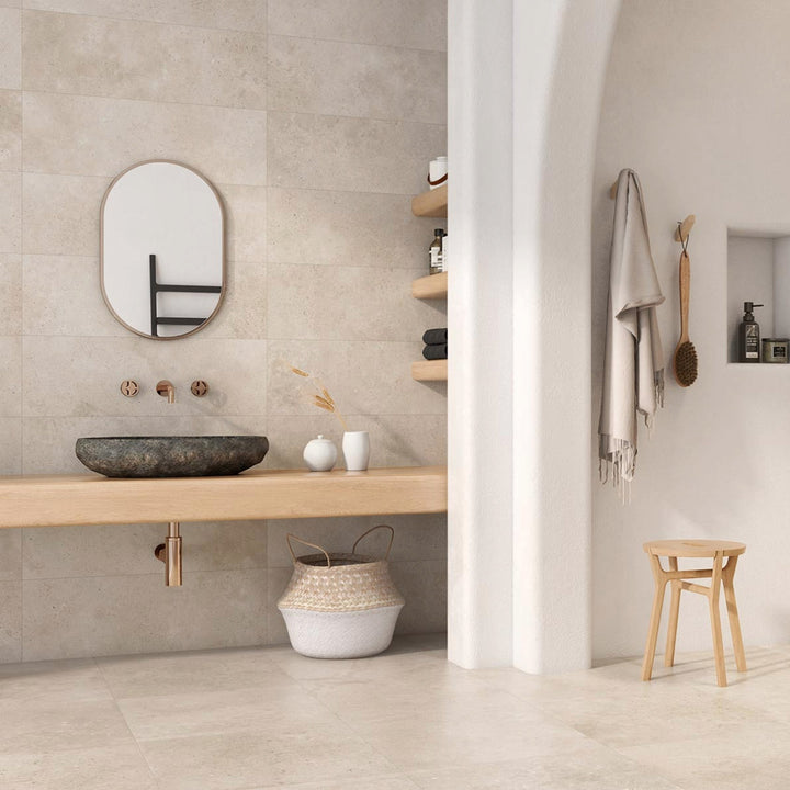Campasero Sand 29.5 x 90cm Matt Rectified Wall Tile - 1.59 sqm perbox