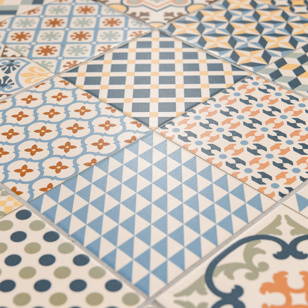 Danubio 33.3 x 33.3cm Pattern Tile - 1sqm perbox