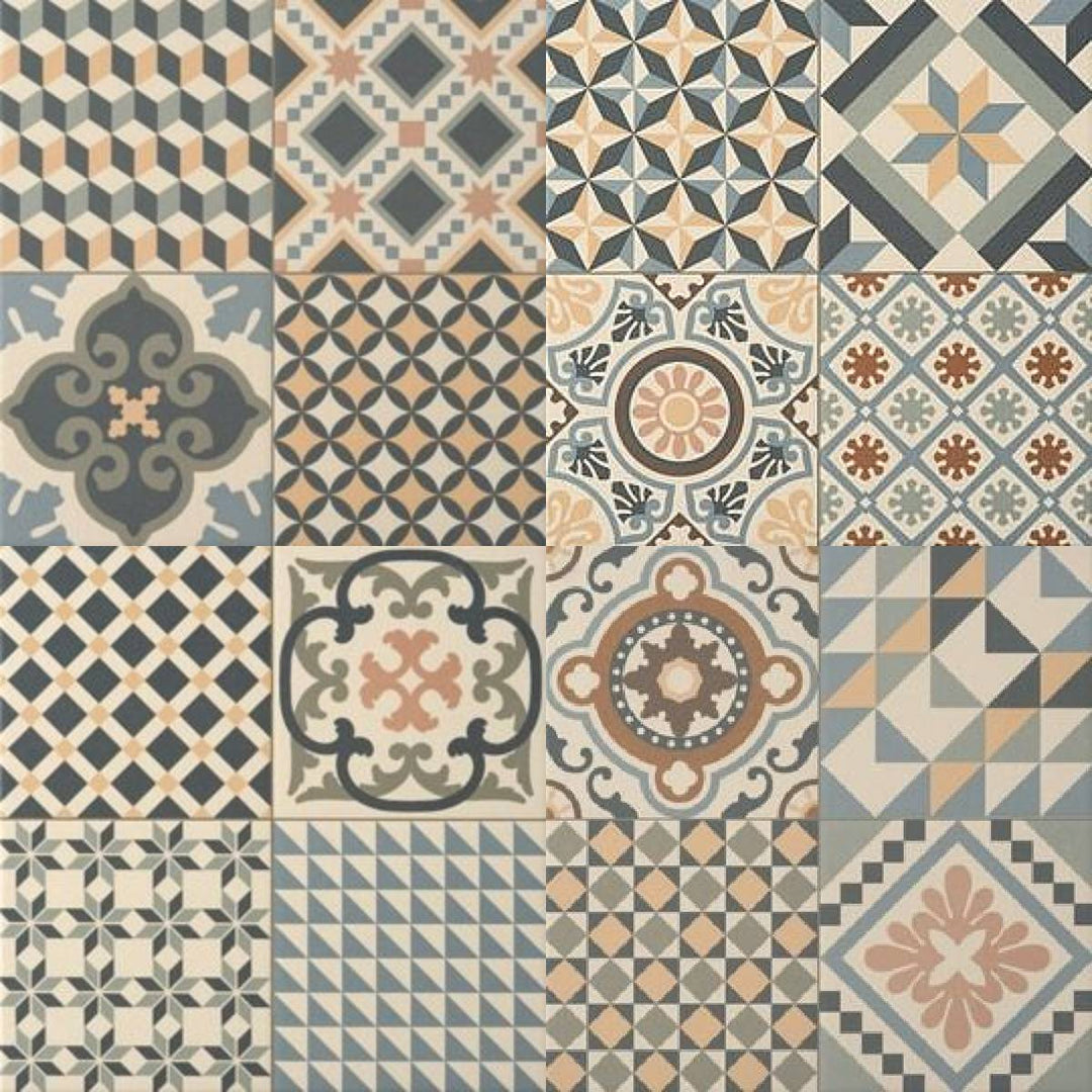 Danubio 33.3 x 33.3cm Pattern Tile - 1sqm perbox