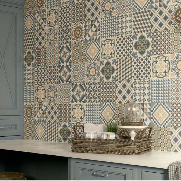 Danubio 33.3 x 33.3cm Pattern Tile - 1sqm perbox