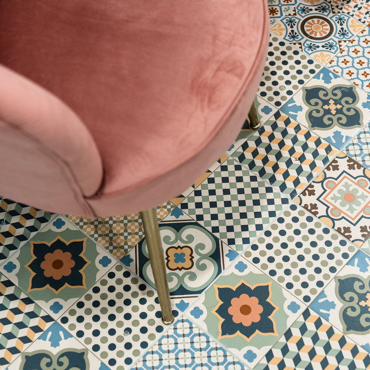 Danubio 33.3 x 33.3cm Pattern Tile - 1sqm perbox