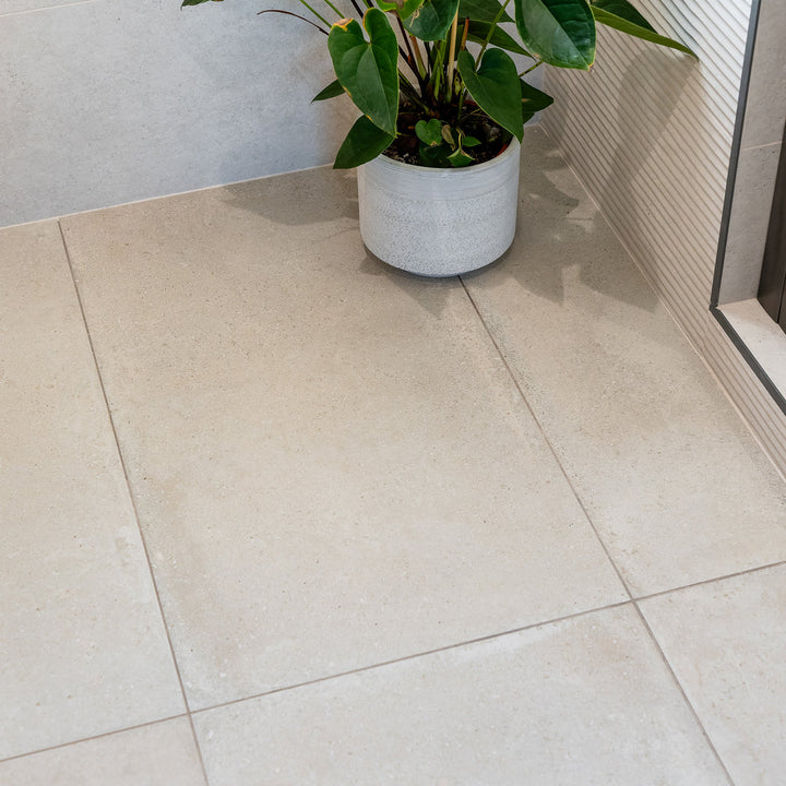 Terramar Bone 45 x 90cm Matt Rectified Porcelain Tile - 0.8sqm perbox