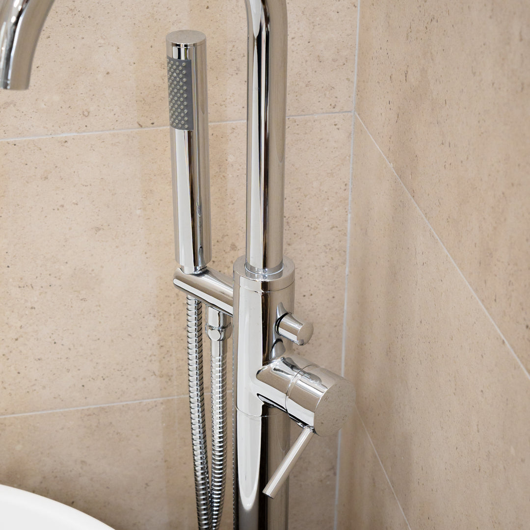 Eliseo Ricci Curve Floor Standing Bath Shower Mixer