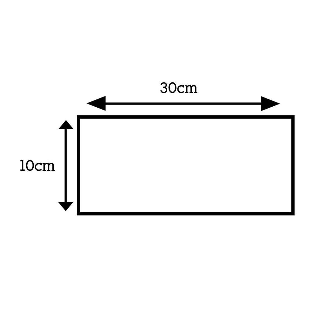 Flat Matt White 10 x 30cm Brick Tile - 1.02sqm perbox