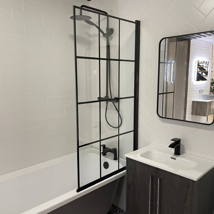 Flat Matt White 10 x 30cm Brick Tile - 1.02sqm perbox