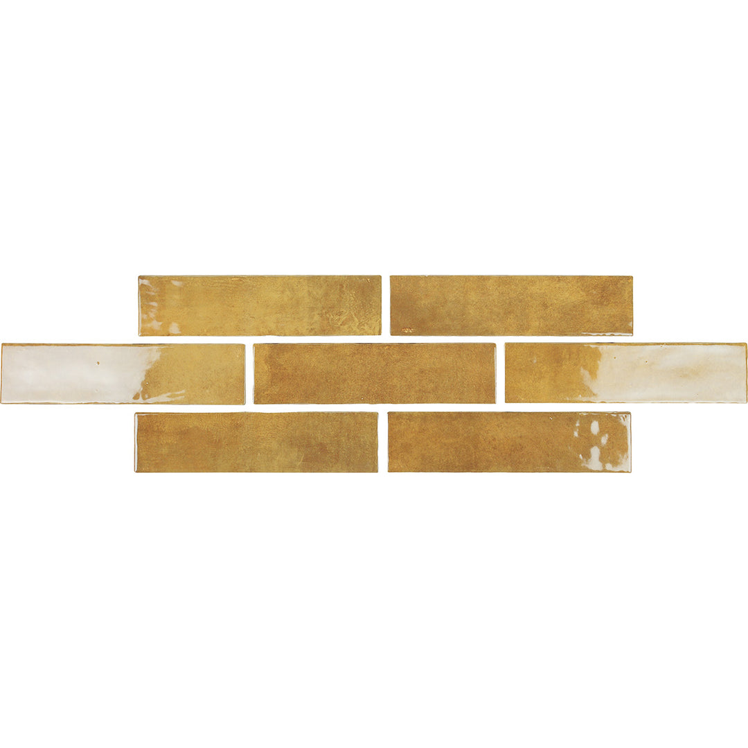 Gemstone Gold 7.5 x 30cm White Body Tile - 0.63sqm perbox