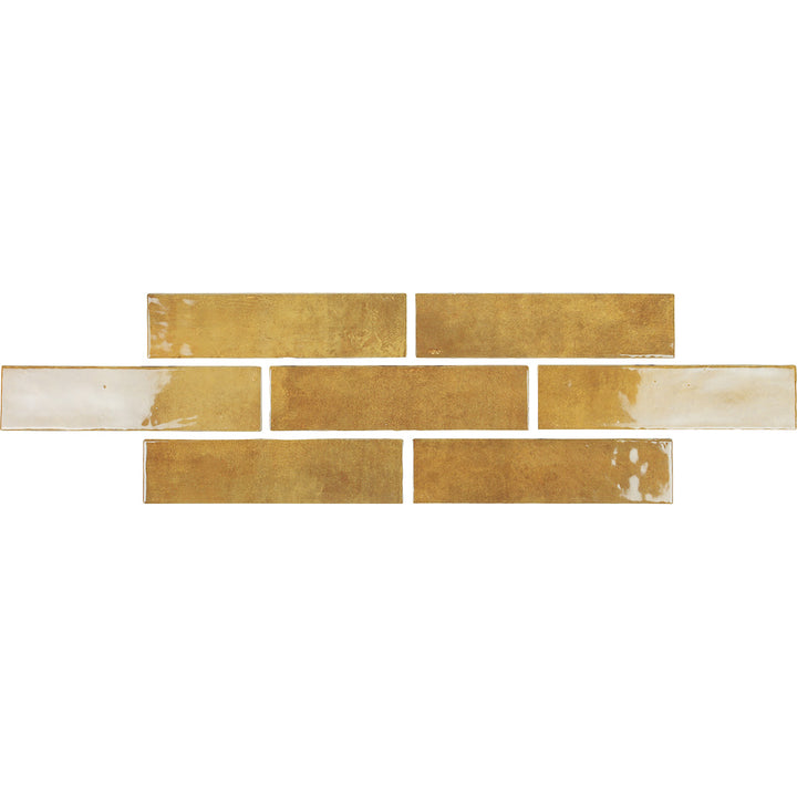 Gemstone Gold 7.5 x 30cm White Body Tile - 0.63sqm perbox