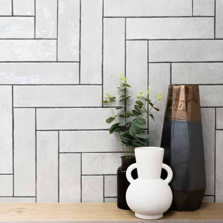 Gemstone Pyrite 7.5 x 30cm White Body Tile - 0.63sqm perbox