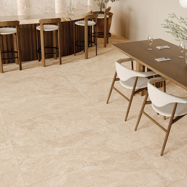 Borgogna Natural 60 x 120cm Rectified Porcelain Tile - 1.44sqm perbox