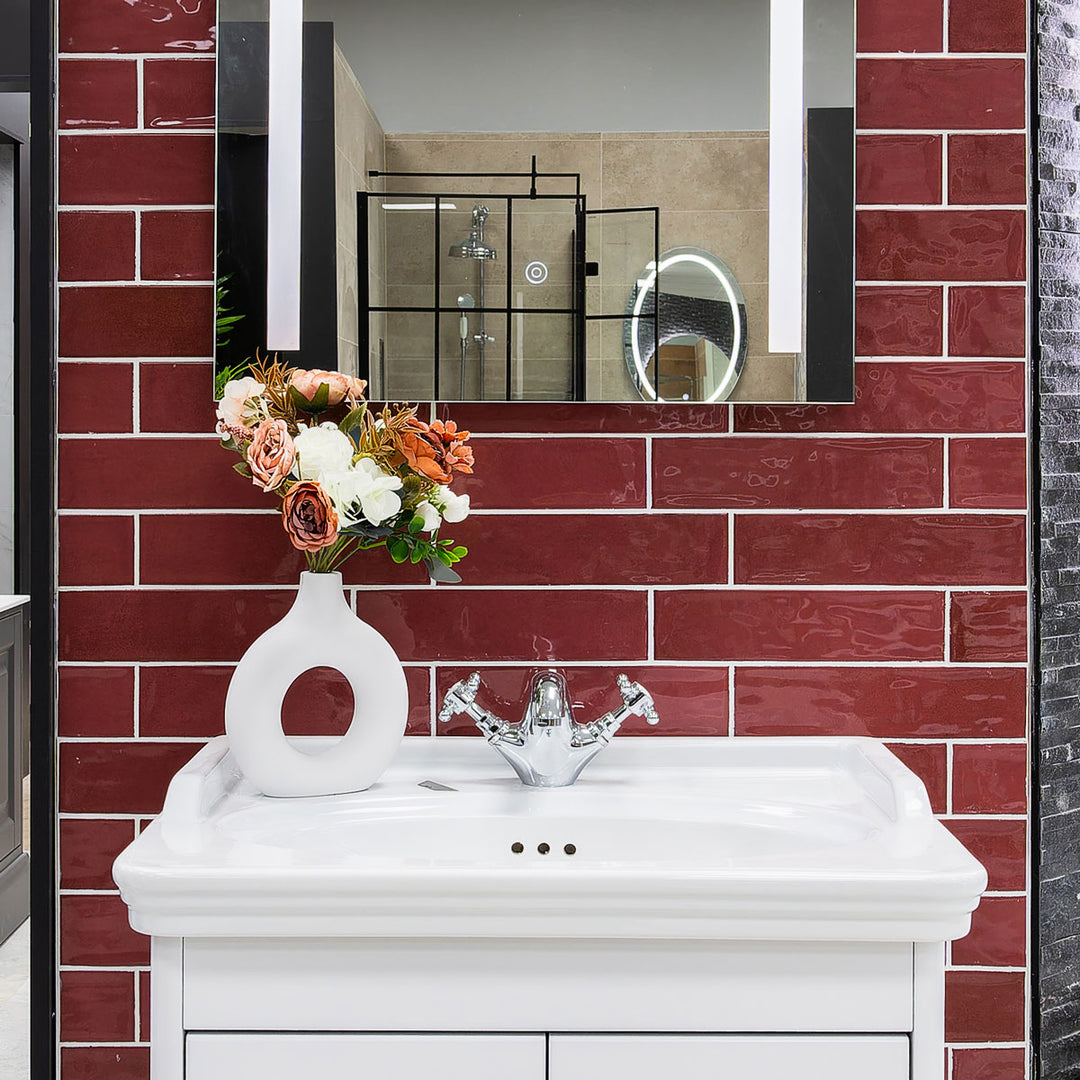 Harlequin Burdeos 7 x 28cm Brick Wall Tile - 0.53sqm perbox