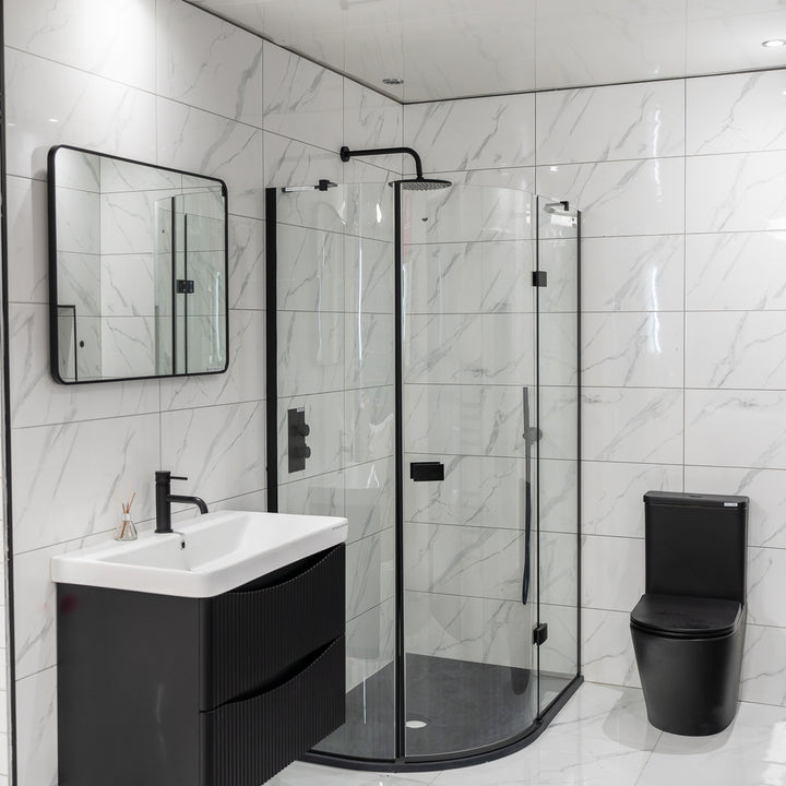 Calacatta White 30 x 60cm Rectified Polished White Body Tile - 54sqm Pallet