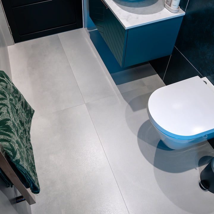 Iron White Matt 60 x 120cm Rectified Porcelain Tile - 1.44sqm perbox