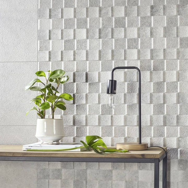 Kalos Rel Grey 33 x 100cm Ceramic Wall Tile - 1.33sqm perbox
