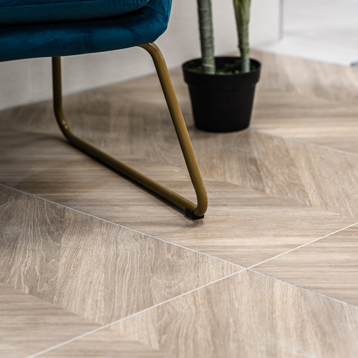 Loire Maple Chevron 60 x 120cm Rectified Matt Porcelain Tile - 1.44sqm perbox