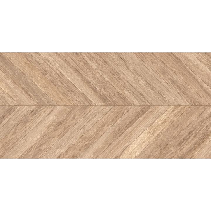 Loire Maple Chevron 60 x 120cm Rectified Matt Porcelain Tile - 1.44sqm perbox