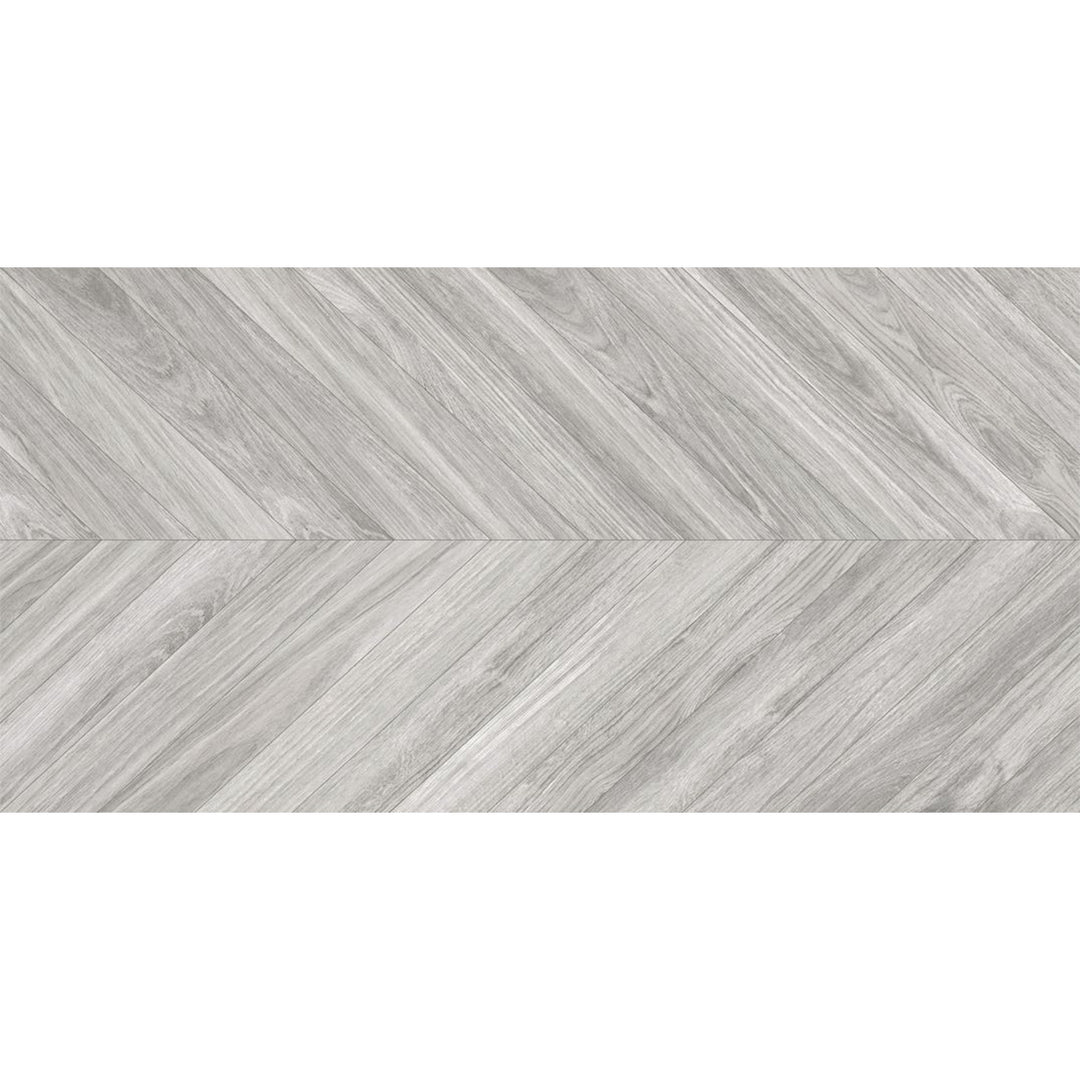 Loire Pearl Chevron 60 x 120cm Rectified Matt Porcelain Tile - 1.44sqm perbox