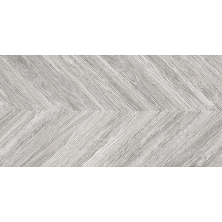 Loire Pearl Chevron 60 x 120cm Rectified Matt Porcelain Tile - 1.44sqm perbox