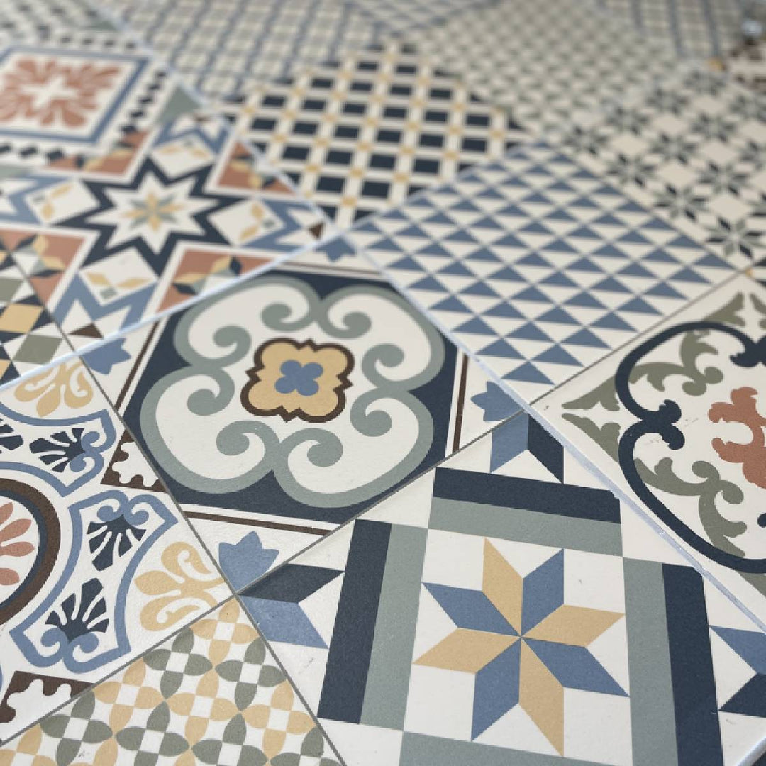 Danubio 33.3 x 33.3cm Pattern Tile - 1sqm perbox