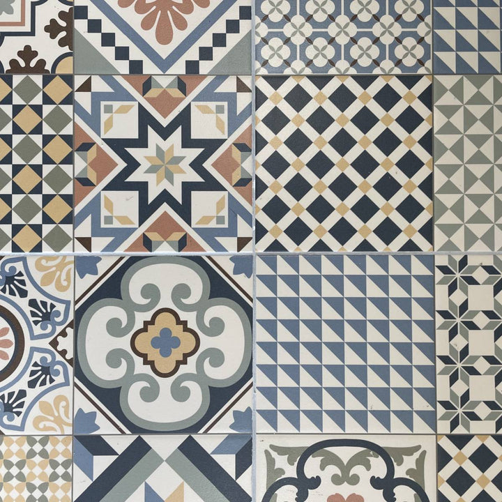 Danubio 33.3 x 33.3cm Pattern Tile - 1sqm perbox