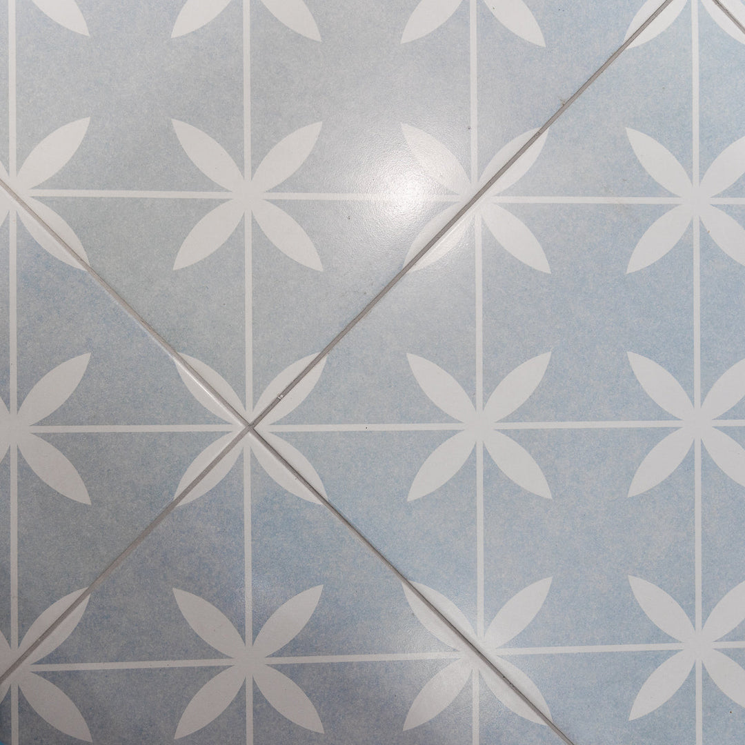Mijas Celeste Pattern 45 x 45cm Tile - 1.62sqm perbox