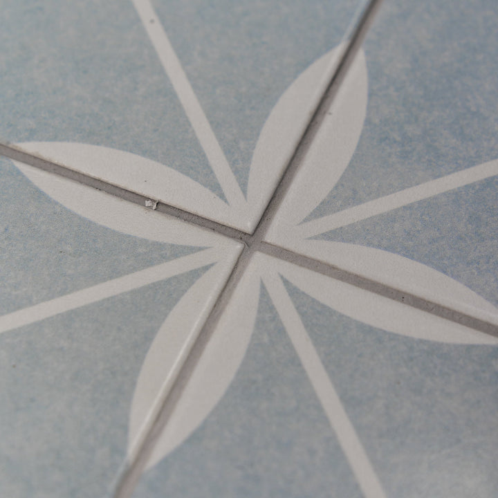 Mijas Celeste Pattern 45 x 45cm Tile - 1.62sqm perbox