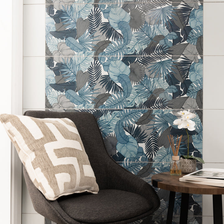 Montmartre Ceil Fleurs Decor 30 x 90cm Rectified Tile - 1.08sqm perbox