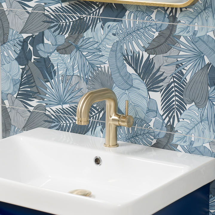 Montmartre Ceil Fleurs Decor 30 x 90cm Rectified Tile - 1.08sqm perbox