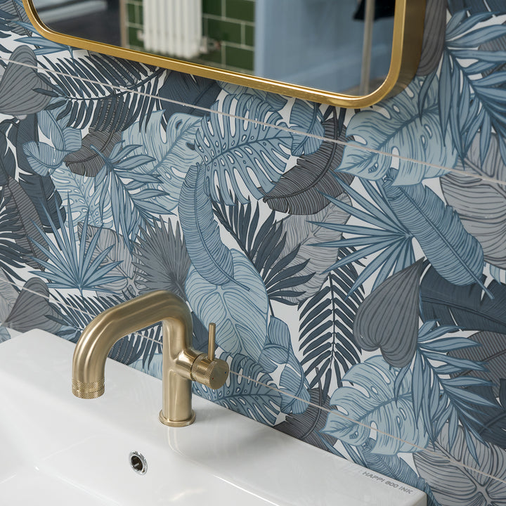 Montmartre Ceil Fleurs Decor 30 x 90cm Rectified Tile - 1.08sqm perbox