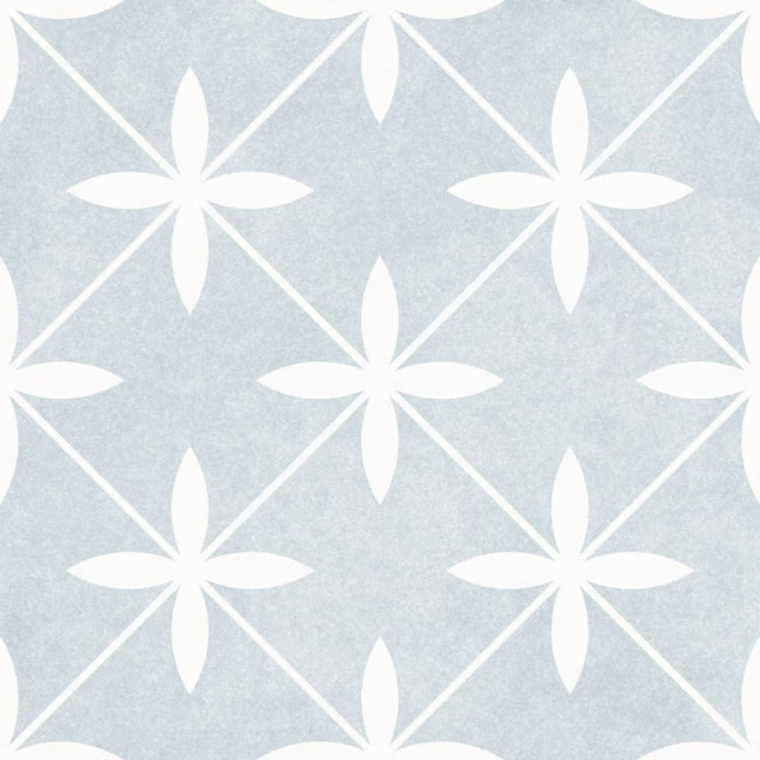 Mijas Celeste Pattern 45 x 45cm Tile - 1.62sqm perbox