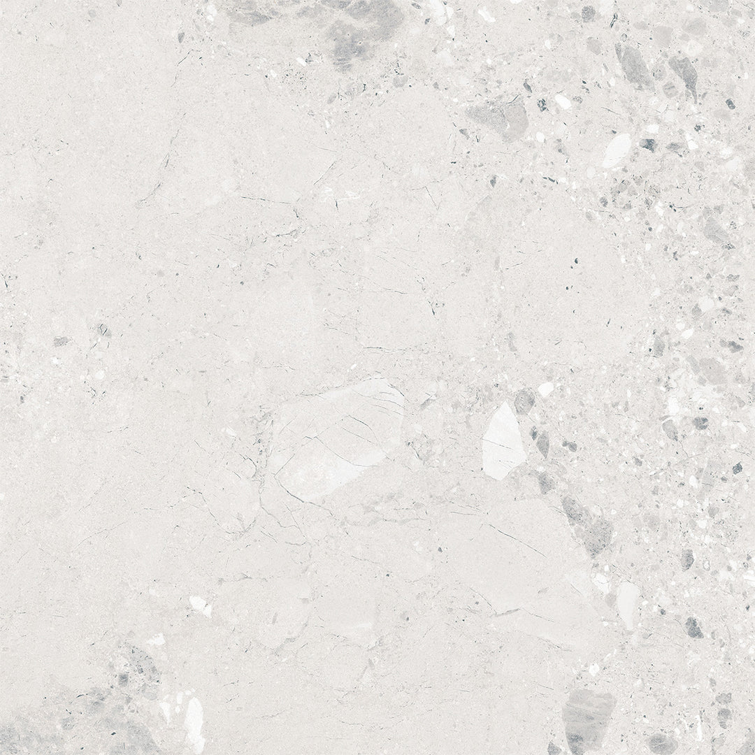 Ura White 60 x 60cm Rectified Porcelain Tile - 1.44sqm Perbox