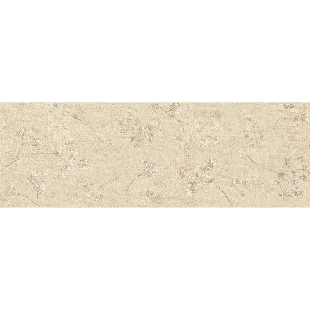 Ostuni Beige Decor 30 x 90cm Matt Rectified White Body Wall Tile - 1.08sqm perbox