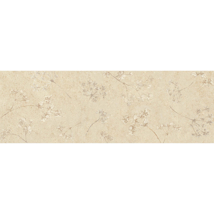 Ostuni Beige Decor 30 x 90cm Matt Rectified White Body Wall Tile - 1.08sqm perbox