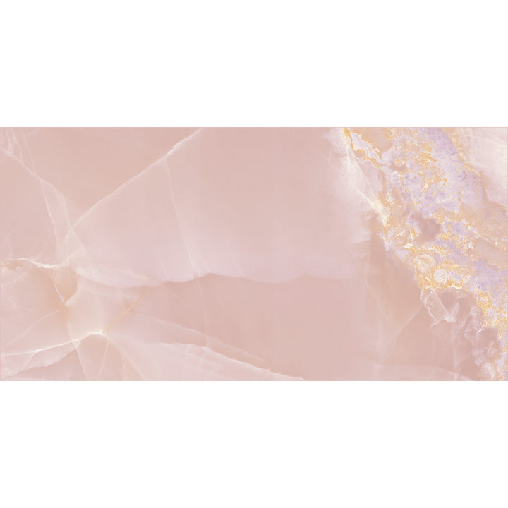 Onyx Rose  60x120cm Polished Rectified Tile- 1.44sqm perbox
