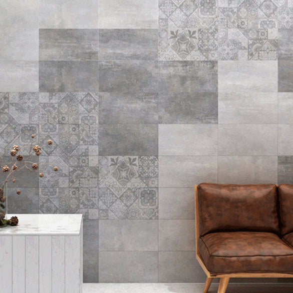 Orla Grafito Decor 25 x 50cm Ceramic Wall Tile - 1.5sqm perbox